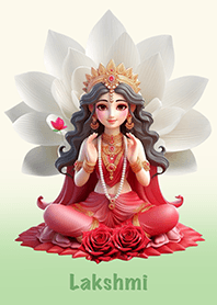 Lakshmi, rich in money and business