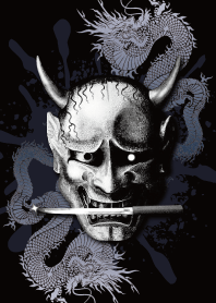 带来好运✨龙形纹身和魔鬼的脸 3