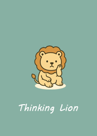 Thinking Lion(HORIZON GREEN)#7