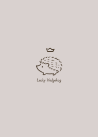 Lucky Hedgehog* -smoky beige- crown