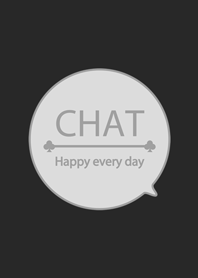 簡約黑色聊天室