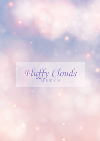 Fluffy Clouds-PURPLE SKY-