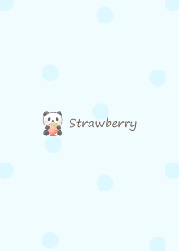 Small Panda and Ichigo -blue- dot