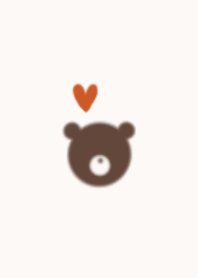 BEAR / ORANGE BEIGE