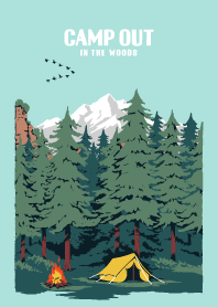 แคมป์: ในป่า (สีเขียวมิ้นท์)