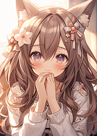 乖乖可愛的狐狸女孩❤