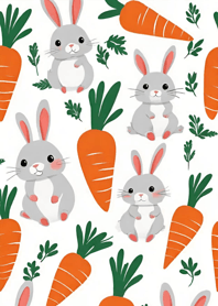 Whale bunny carrot JHGjk