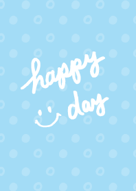 Happy day smile - Light blue-joc