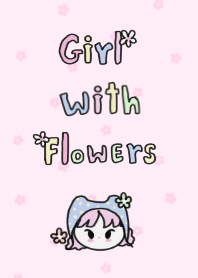 Girl with flowers1