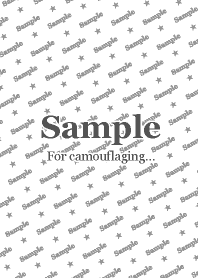 Sample For camouflaging
