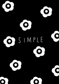 Black. Floral. Adult.