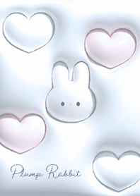 blue Fluffy rabbit and heart 15_2