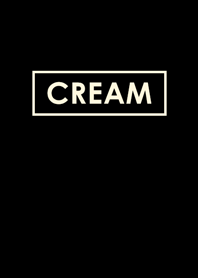 Cream in Black