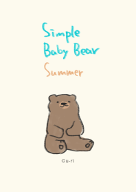 simple Baby Bear - Summer -