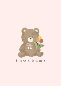 ふわくま　チューリップ