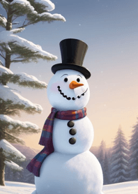 Winter snowman DEd2dD