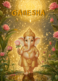 Ganesha:Fulfilled, prosperous,