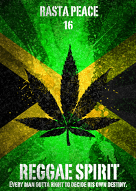 Rasta peace reggae spirit 3 Lucky 16