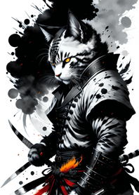 水墨猫武士 e42eAE