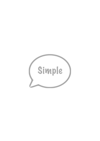 The Simple Speech bubble No,1-W01