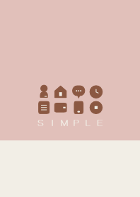 シンプル（beige pink)V.735