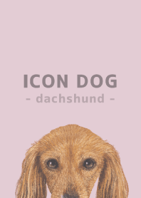 ICON DOG - dachshund - PASTEL PK/07