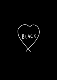 Black and heart.