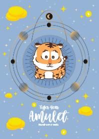 Tiger Year Amulet of Wealth.... Blue