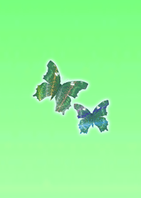 Luck lift butterfly light bluegreen