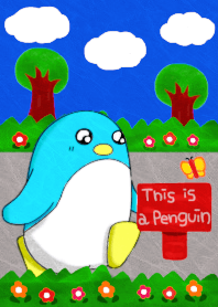 This is a PENGUIN theme picture book
