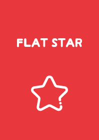 FLAT STAR - Red