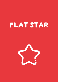 FLAT STAR / Red