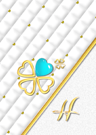 Initia05_"H"with Turquoise
