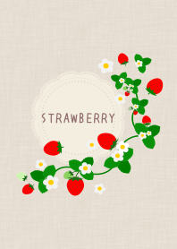 Strawberry Ivory (Lace paper)