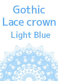 Gothic lace crown Light Blue