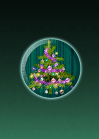 Green Blue Button @ Winter Feature