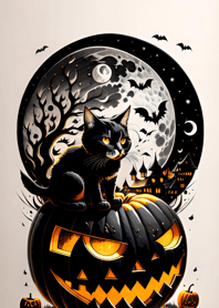 halloween cat C2E14C