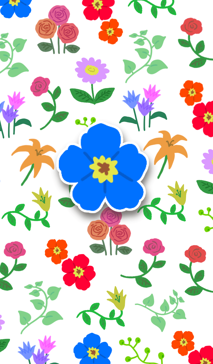 Cute flower theme.