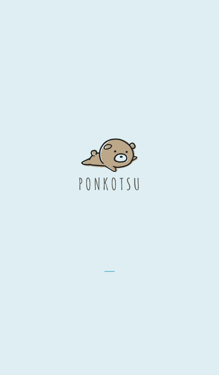 青 : くまのぽんこつ2