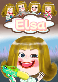 Elsa little girl brown04