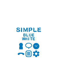 SIMPLE blue×white