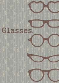 簡單的眼鏡 + 灰色