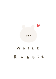 White x white rabbit.
