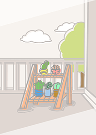 Painted planting J-khaki gray (Be1)