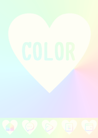 beige color rainbow  F17