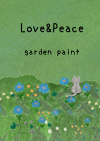 Oil painting art [garden paint 484]