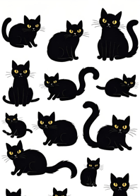 Shape-shifting Black Cat WyBZF