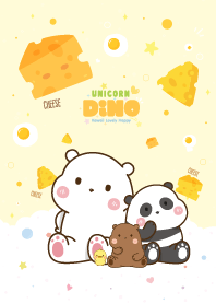 หมี3ตัว&น้องเป็ด ชีสคิ้วตี้ สวีทท