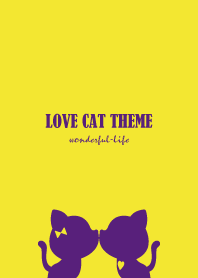 LOVE CAT THEME -PURPLE-