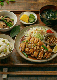 ユーリンチー定食‐I LOVE FOOD